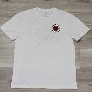 Ohio State Buckeyes T-Shirt Men's Large White Buckeye Nation Short Sleeve